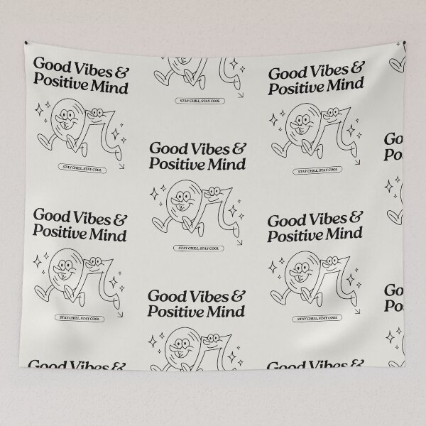 Item preview, Good Vibes & Positive Mind designed and sold by BELEAFCREATIV1.