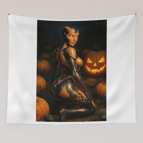 Item preview, Pumpkin orange android booty  designed and sold by CathryneDelamort.