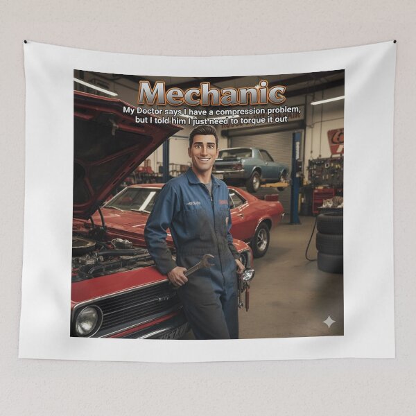 Item preview, Mechanic as an Occupation designed and sold by BlingandGifts.