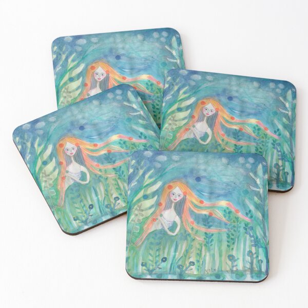 Item preview, Shy Mermaid designed and sold by meloearth.