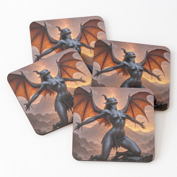 Item preview, Succubus volcano pumpkin orange   designed and sold by CathryneDelamort.