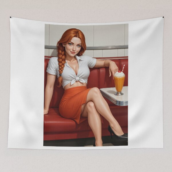 Item preview, Rowan Fletcher pumpkin orange dinner  designed and sold by CathryneDelamort.