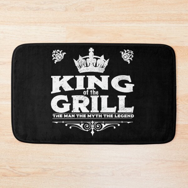 Item preview, King Of The Grill — The Man The Myth The Legend designed and sold by MateusMeloLima.