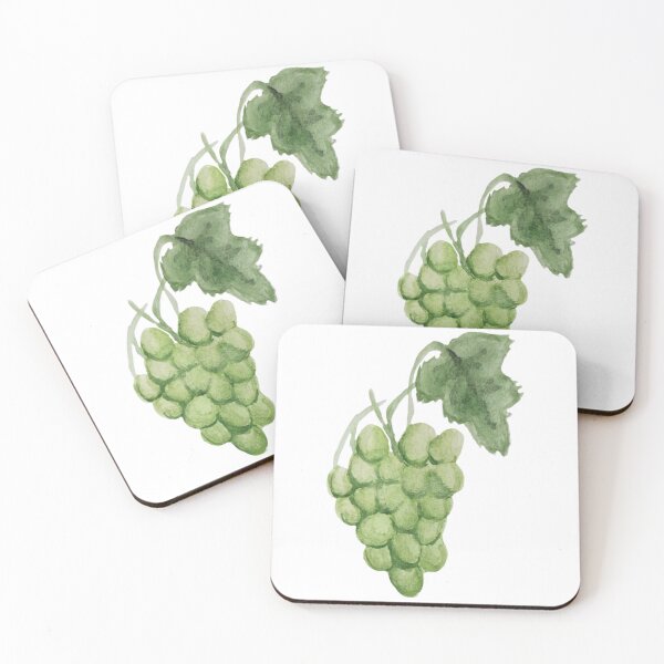 Item preview, Green Grapes Watercolor Illustration designed and sold by LunaArtology.