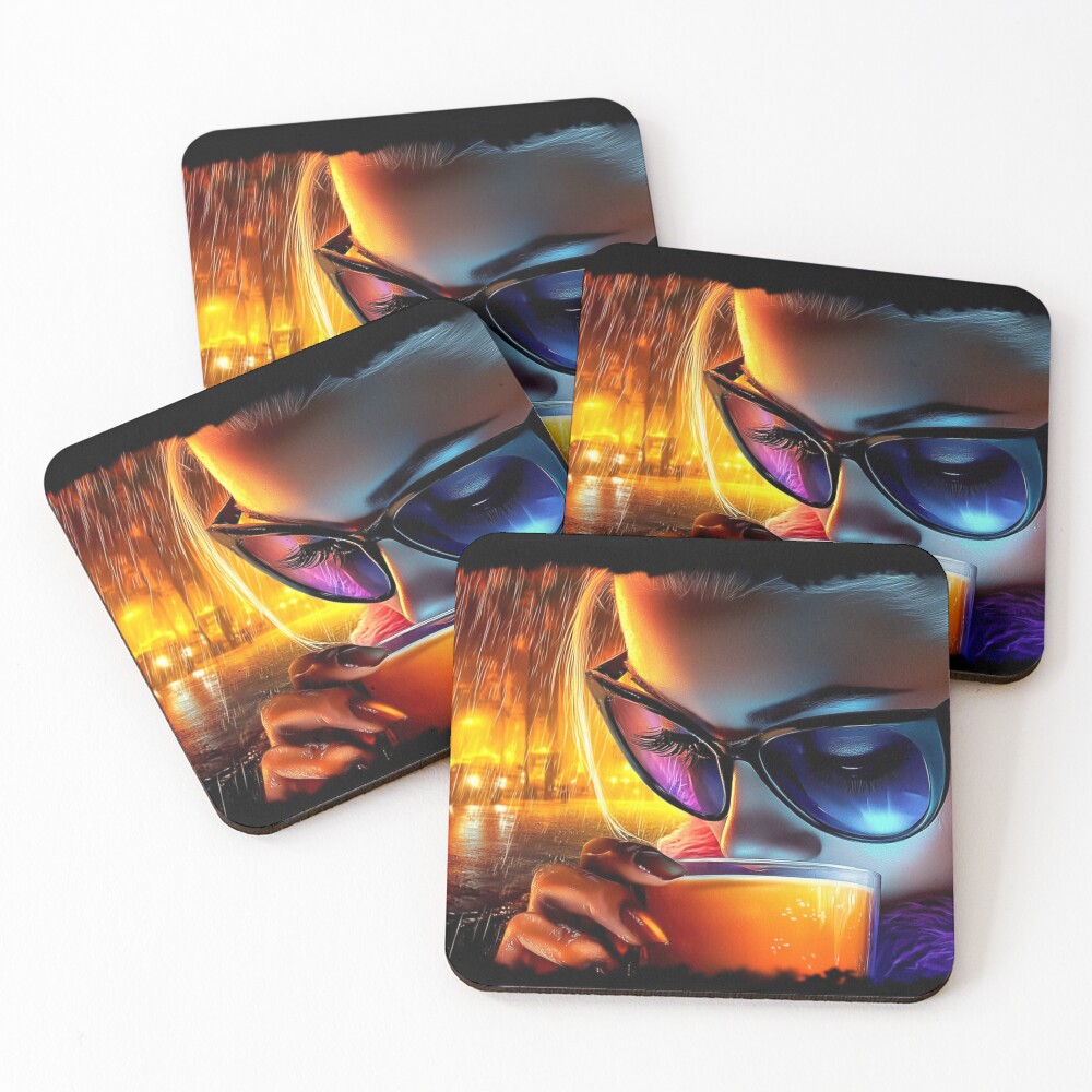 Item preview, Coasters (Set of 4) designed and sold by AlexBonSpace.