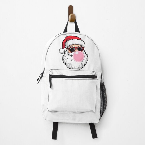 Item preview, Cool Santa Claus with Bubblegum and Heart Sunglasses – Funny Christmas Illustration in Cartoon Vector Style designed and sold by PixelVibe782.
