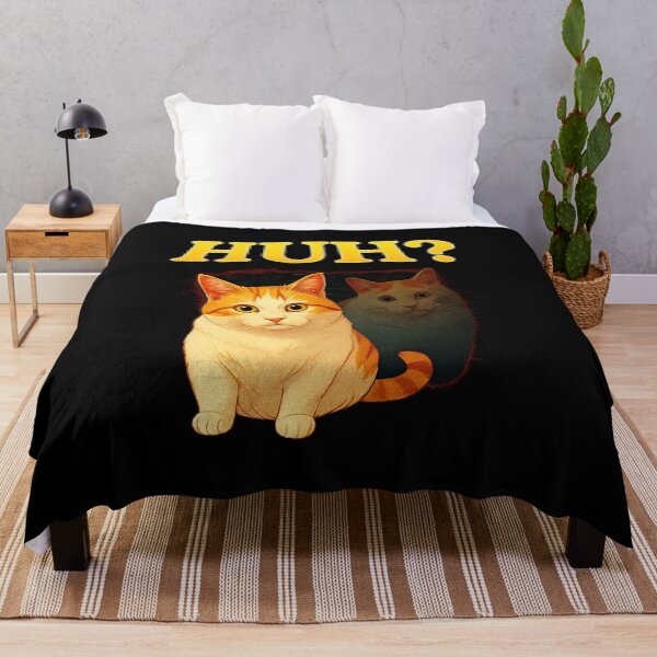 Item preview, Huh Silly Cat Meme Retro Bootleg  designed and sold by lawanoen.