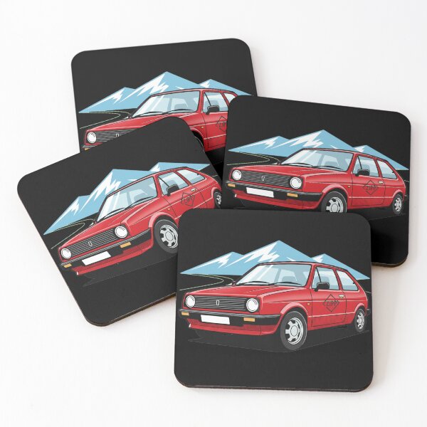 Item preview, ZIPP Classic Red Hatchback: Mountain Road Trip Car Art Tee designed and sold by nhstaruna.
