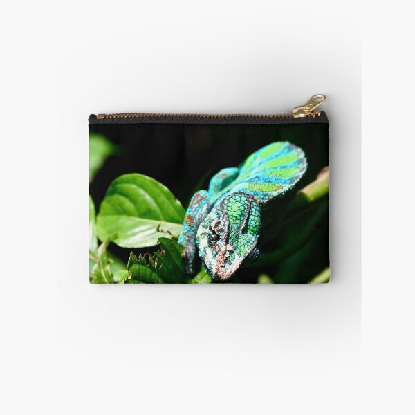 Item preview, Chameleon – Hidden among green leaves / Swiss Artwork Photography designed and sold by Raphael Wolf.