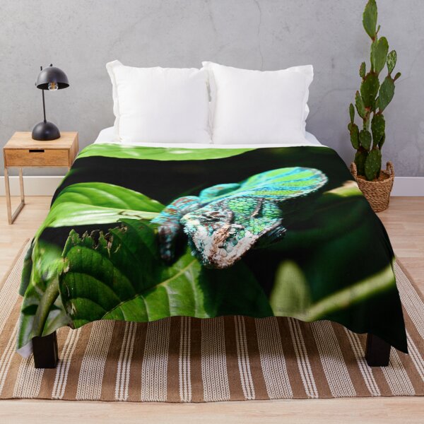 Item preview, Chameleon – Hidden among green leaves / Swiss Artwork Photography designed and sold by Raphael Wolf.