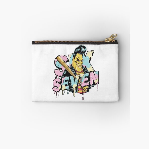 Item preview, Six Seven Rockabilly Banana with Bat - Retro Cartoon Dripping Letter Design designed and sold by ModdiesColors.