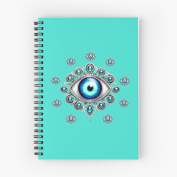 Item preview, Turquoise Mati Evil Eye Design designed and sold by Olive&Om.