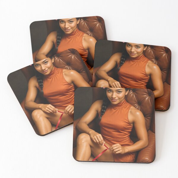 Item preview, Shanti Riveria in a pumpkin orange dress  designed and sold by CathryneDelamort.
