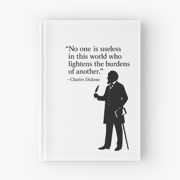 Artikelvorschau, Lighten the Burdens of Another – Charles Dickens Quote entworfen und verkauft von HelpHaha.