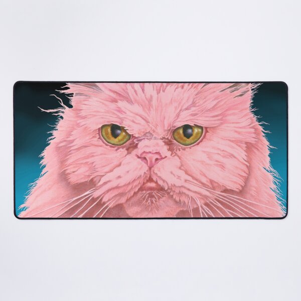 Item preview, Bella — The Pink Persian Cat with Crown | Elegant Royal Cat Art Print designed and sold by Global-Artists.