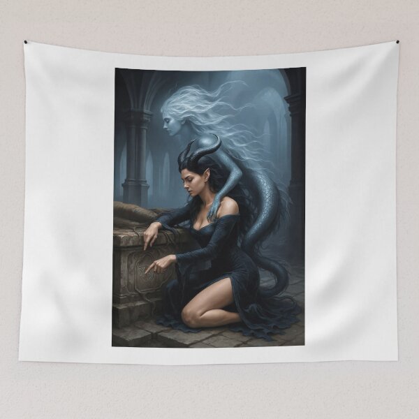 Item preview, Demoness x serpent spirit cursed creatures  designed and sold by CathryneDelamort.