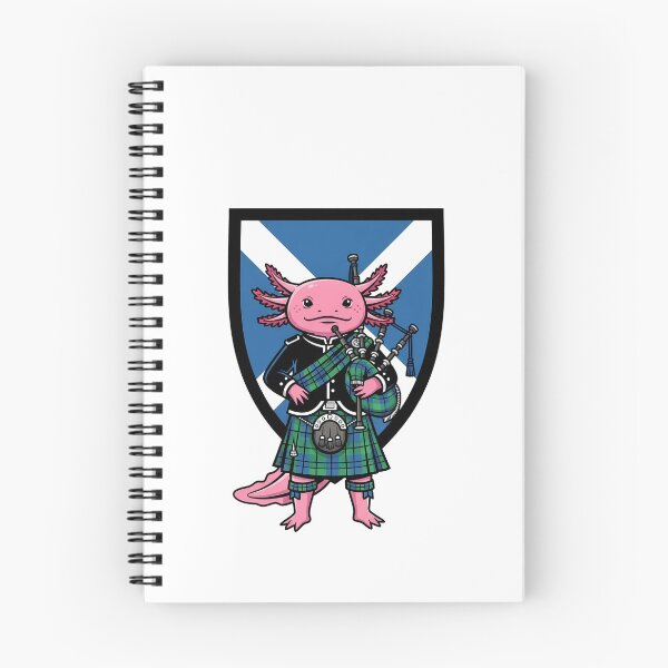 Item preview, Scottish Axolotl Bagpiper Kilt Scotland designed and sold by k3rstman1.
