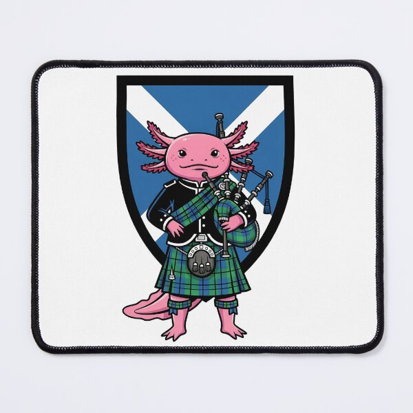 Item preview, Scottish Axolotl Bagpiper Kilt Scotland designed and sold by k3rstman1.