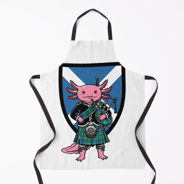 Item preview, Scottish Axolotl Bagpiper Kilt Scotland designed and sold by k3rstman1.