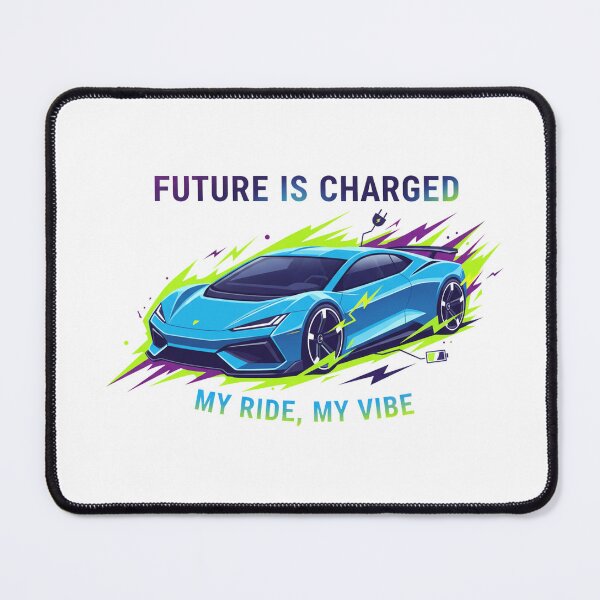 Item preview, Electric Drive Vibes: Future Is Charged Modern EV Car Art designed and sold by nhstaruna.