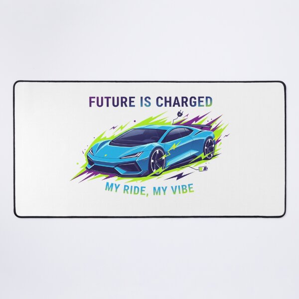 Item preview, Electric Drive Vibes: Future Is Charged Modern EV Car Art designed and sold by nhstaruna.
