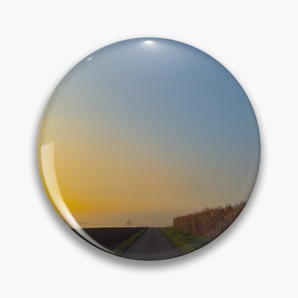 Item preview, Sunset over Empty Country Road designed and sold by Poligrengarden.