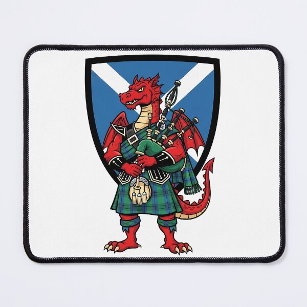 Item preview, Scottish Dragon Bagpiper Kilt Tartan designed and sold by k3rstman1.