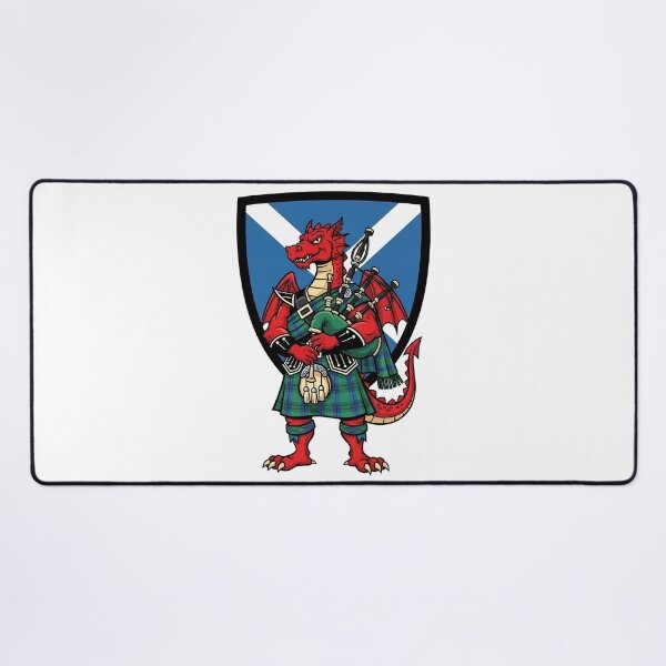 Item preview, Scottish Dragon Bagpiper Kilt Tartan designed and sold by k3rstman1.