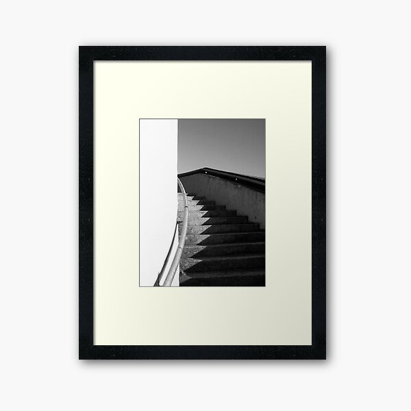 Curving Staircase photo Framed Art Print