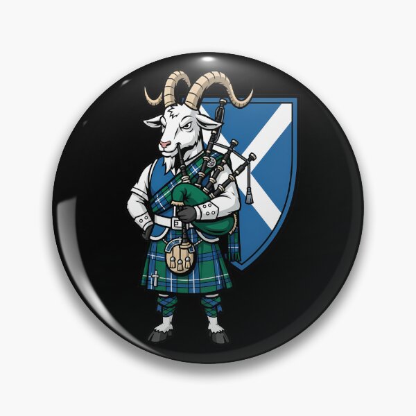 Item preview, Scottish Goat Bagpiper Kilt Flag designed and sold by k3rstman1.