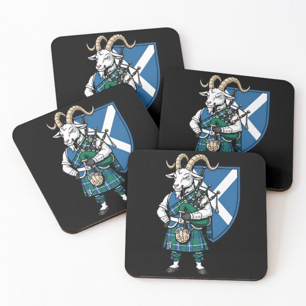 Item preview, Scottish Goat Bagpiper Kilt Flag designed and sold by k3rstman1.