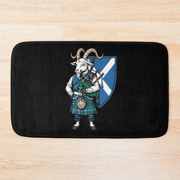 Item preview, Scottish Goat Bagpiper Kilt Flag designed and sold by k3rstman1.