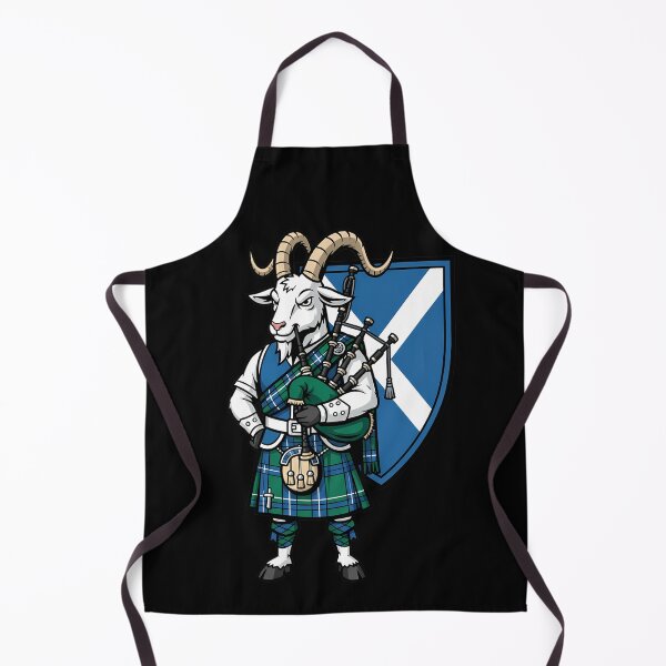 Item preview, Scottish Goat Bagpiper Kilt Flag designed and sold by k3rstman1.