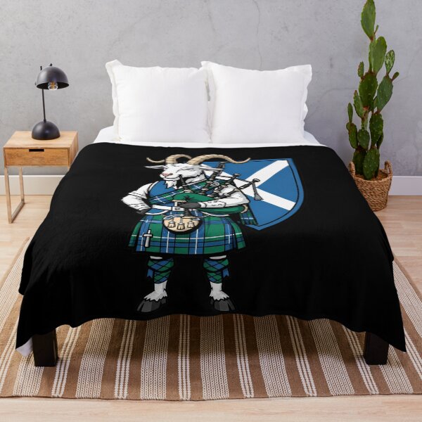 Item preview, Scottish Goat Bagpiper Kilt Flag designed and sold by k3rstman1.