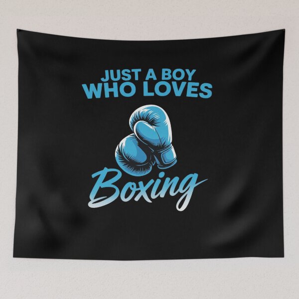 Item preview, Just a Boy Who Loves Boxing designed and sold by HaileyRobel.