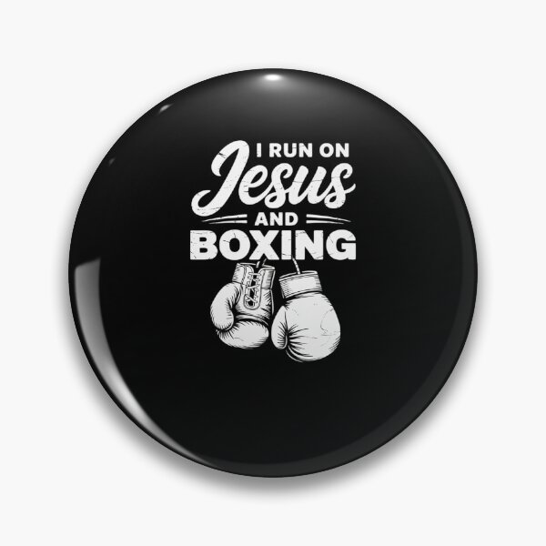 Item preview, Jesus And Boxing Christian Professional Boxer Sport Knockout designed and sold by DrewLeuschke.