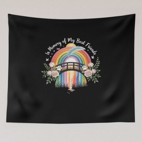 Item preview, In Memory Of My Best Friends Rainbow Bridge Beloved Pet Loss designed and sold by MinaReinger.