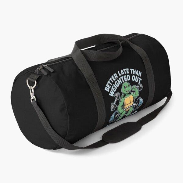 Item preview, Better Late Than Weighted Out Gym Tortoise designed and sold by petrichorsworld.