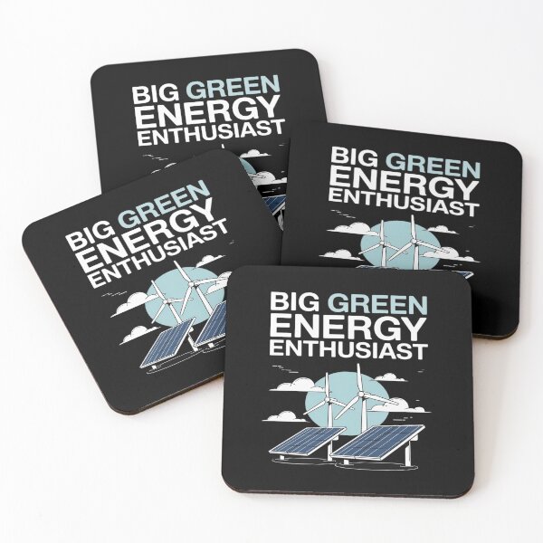 Item preview, BGEE Big Green Energy Enthusiast Solar Wind Power designed and sold by petrichorsworld.