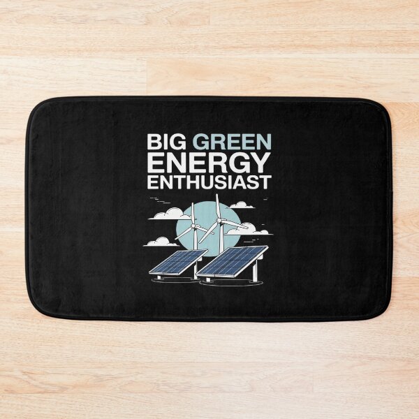 Item preview, BGEE Big Green Energy Enthusiast Solar Wind Power designed and sold by petrichorsworld.