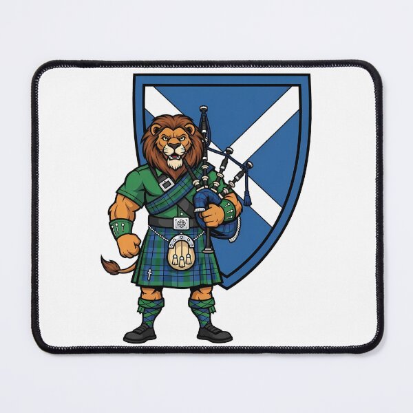 Item preview, Scottish Lion Bagpiper Kilt Mascot designed and sold by k3rstman1.