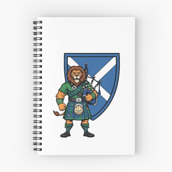 Item preview, Scottish Lion Bagpiper Kilt Mascot designed and sold by k3rstman1.