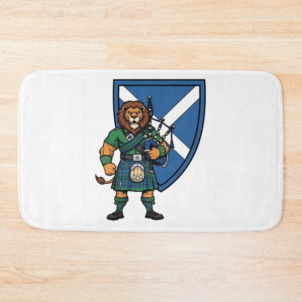 Item preview, Scottish Lion Bagpiper Kilt Mascot designed and sold by k3rstman1.