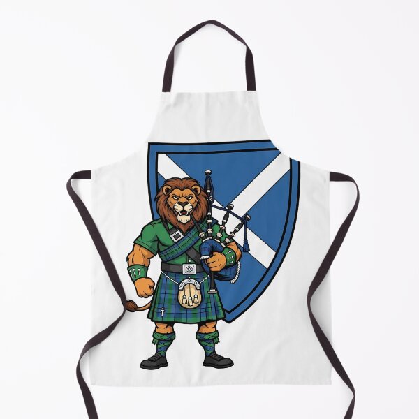 Item preview, Scottish Lion Bagpiper Kilt Mascot designed and sold by k3rstman1.