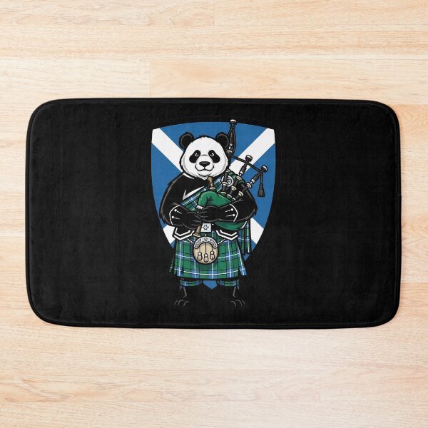 Item preview, Panda Bagpiper Scotland Flag Tartan Fun designed and sold by k3rstman1.