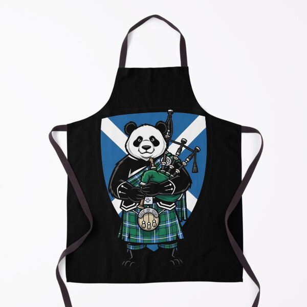 Item preview, Panda Bagpiper Scotland Flag Tartan Fun designed and sold by k3rstman1.