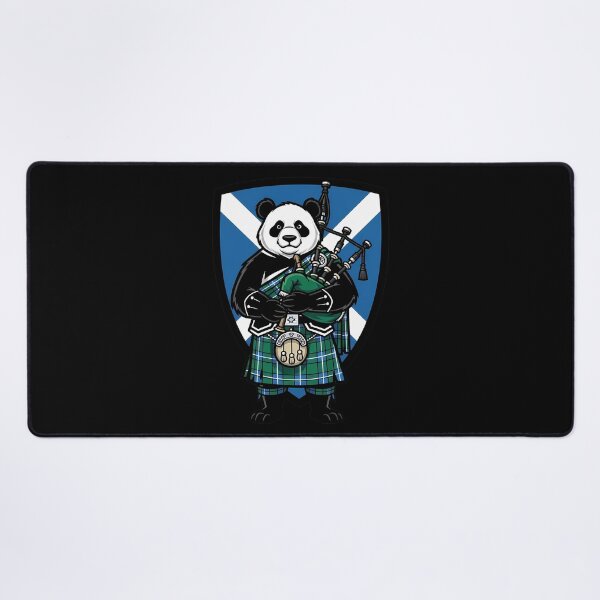 Item preview, Panda Bagpiper Scotland Flag Tartan Fun designed and sold by k3rstman1.