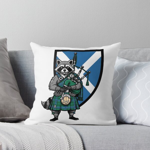 Item preview, Scottish Raccoon Bagpiper Kilt Animal designed and sold by k3rstman1.