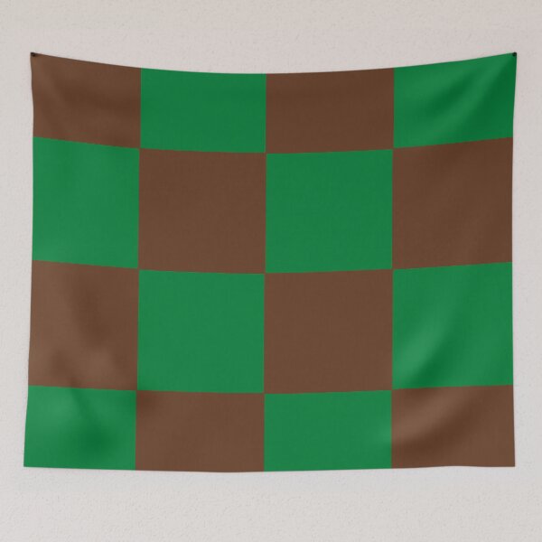 Item preview, Large Brown and Green Checker Pattern – Bold Modern Design designed and sold by Cultradesign.