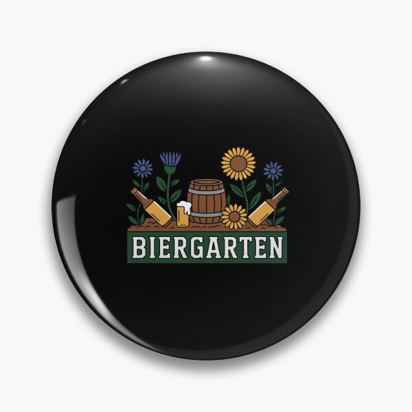 Item preview, Biergarten Sunflowers Cornflowers Octoberfest designed and sold by petrichorsworld.